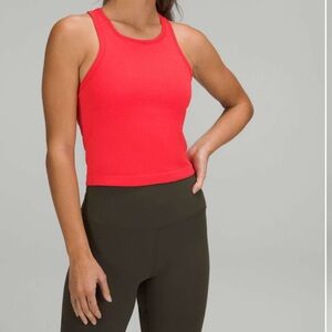lululemon athletica Red Tank Top